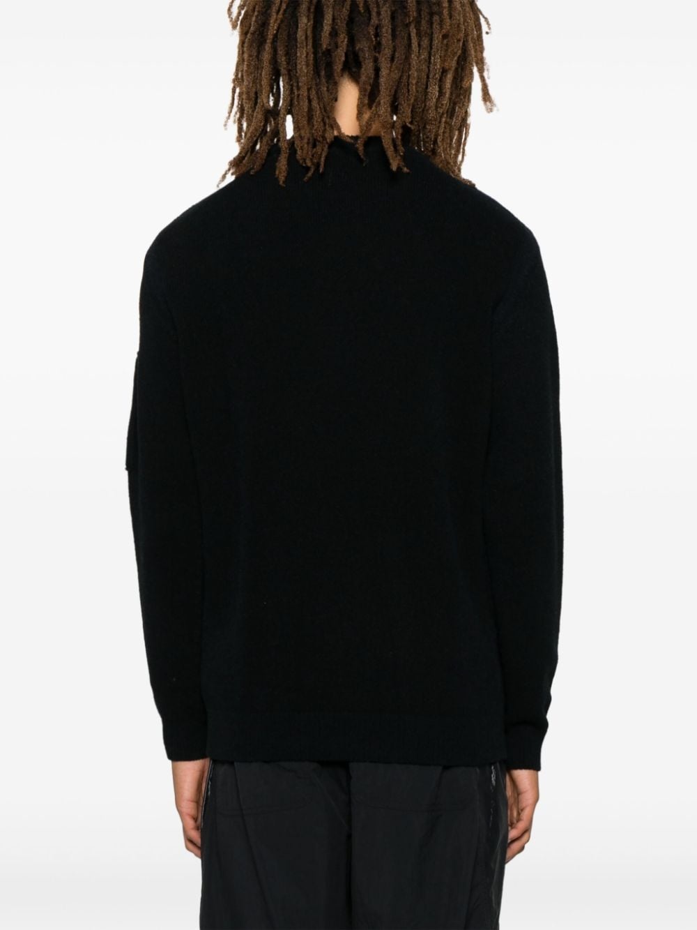 Wool blend crewneck jumper - 3