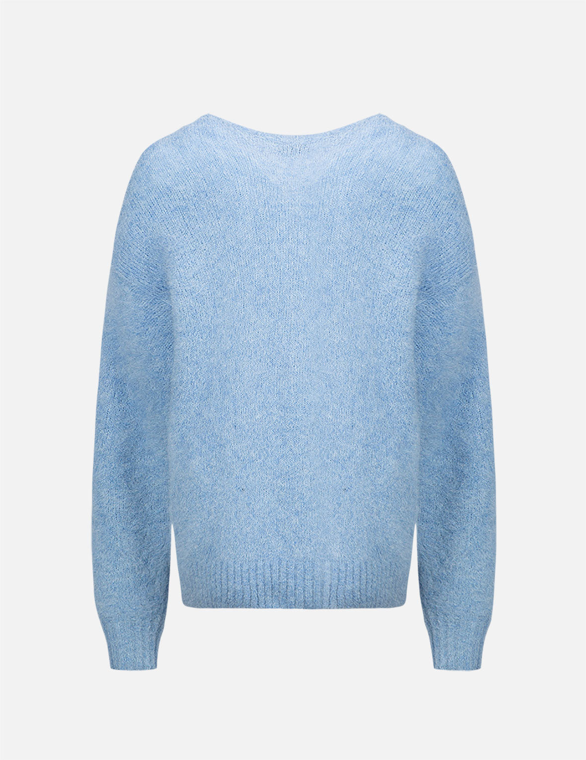 LOGO BADGE FLUFFY CARDIGAN - 2