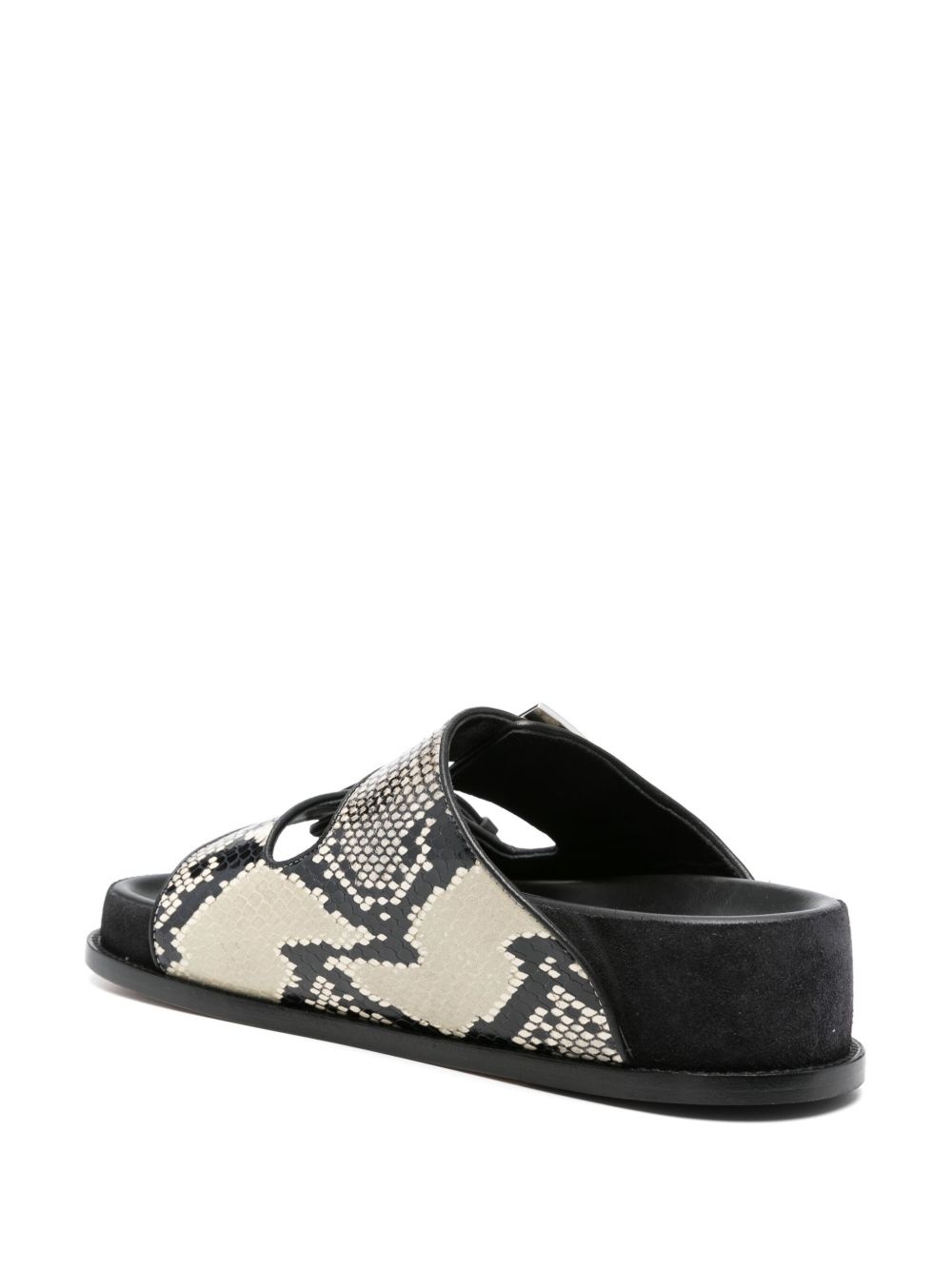 snakeskin sandals - 3