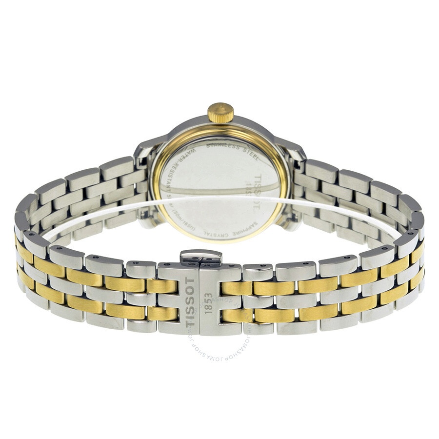 Tissot - Tissot Bridgeport White Mother of Pearl Dial Ladies Watch T097.010.22.118.00 - 3