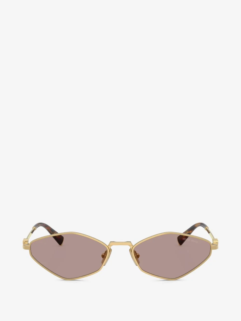 Logo geometric-frame sunglasses - 1