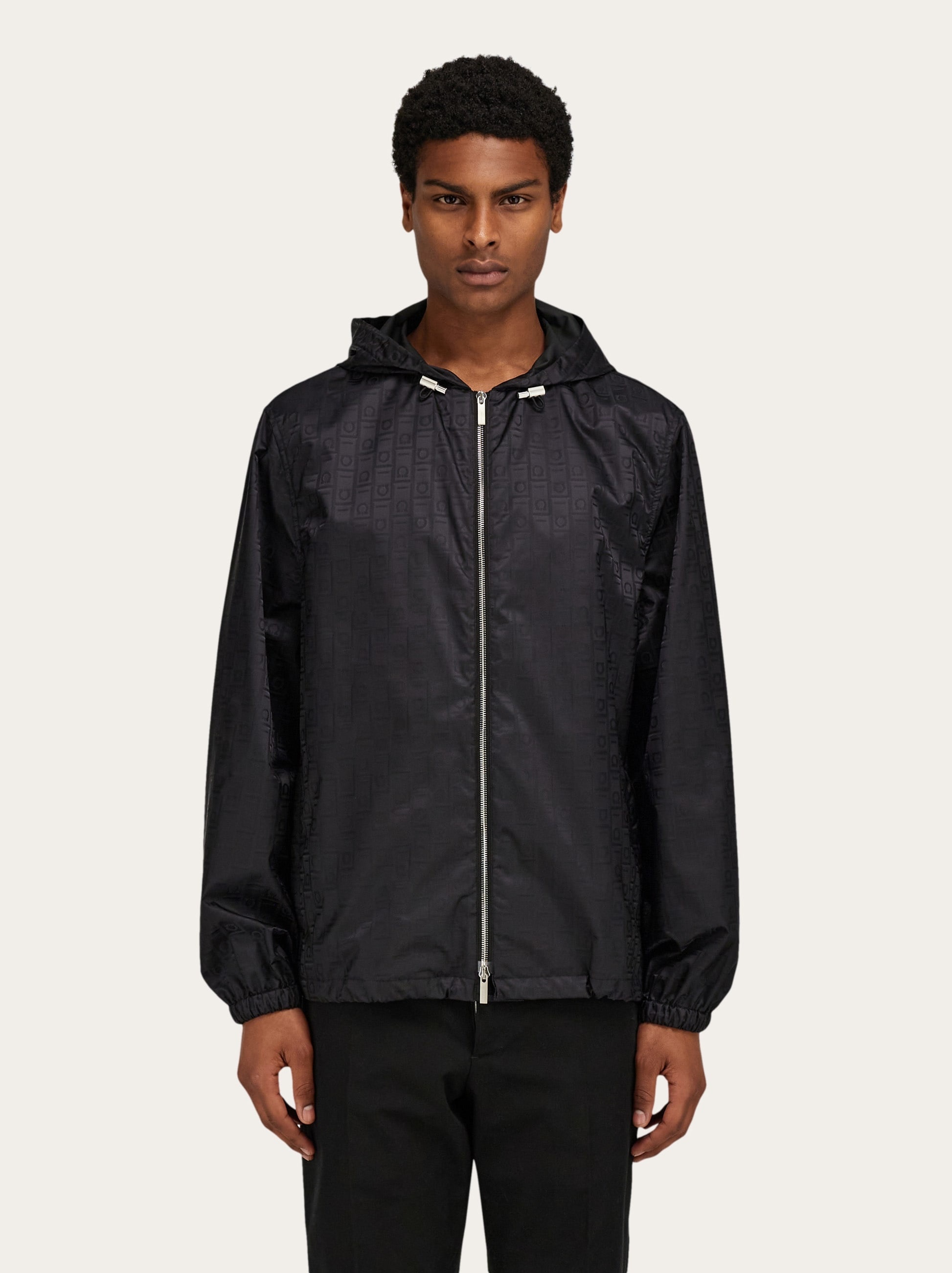 Windbreaker with Ferragamo Monogram - 2