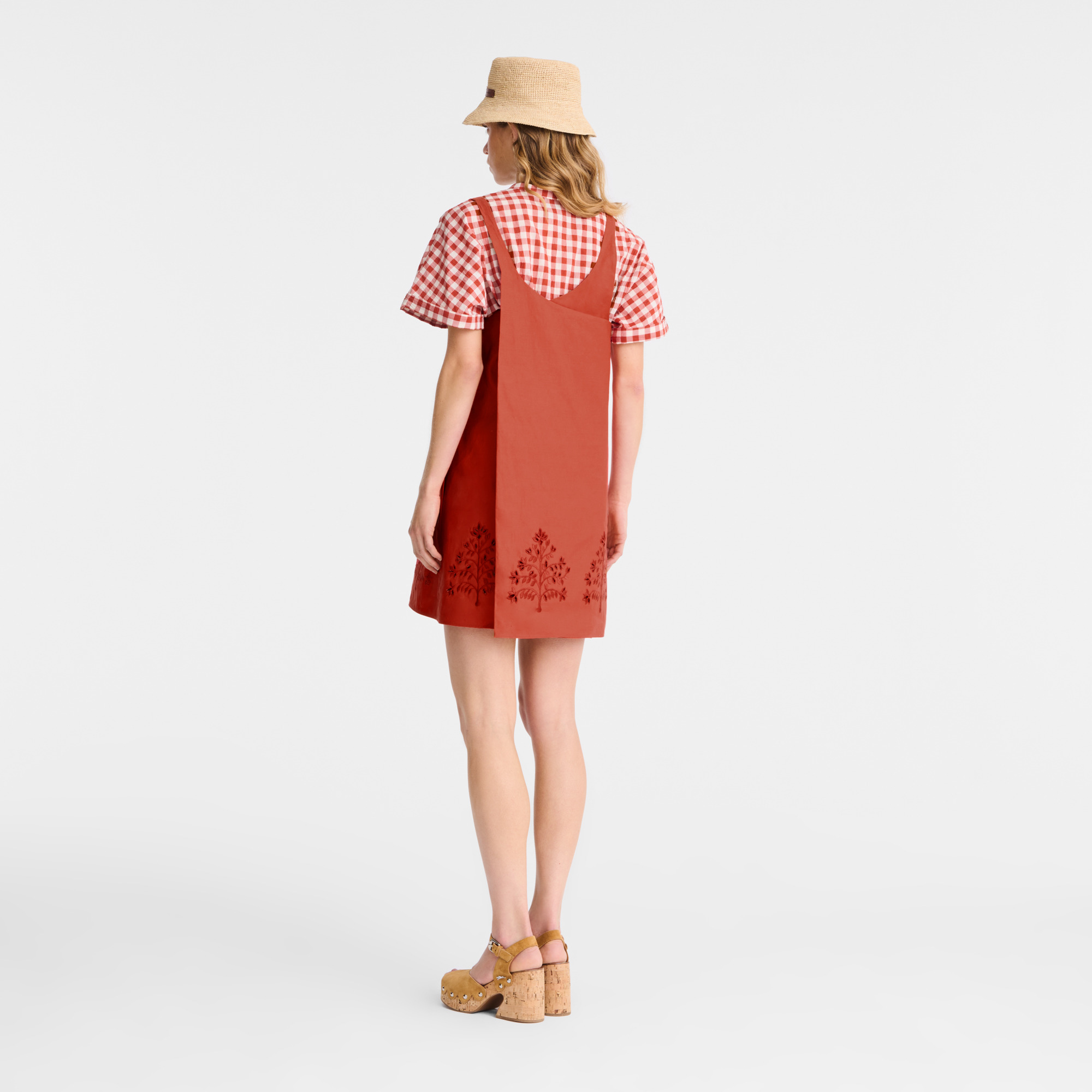 Dress Tomato - Embroidered canvas - 3