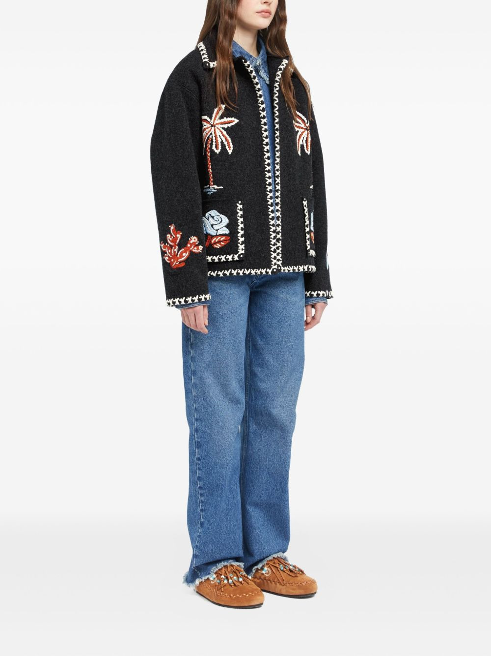 Remember Me embroidered palm-tree jacket - 3