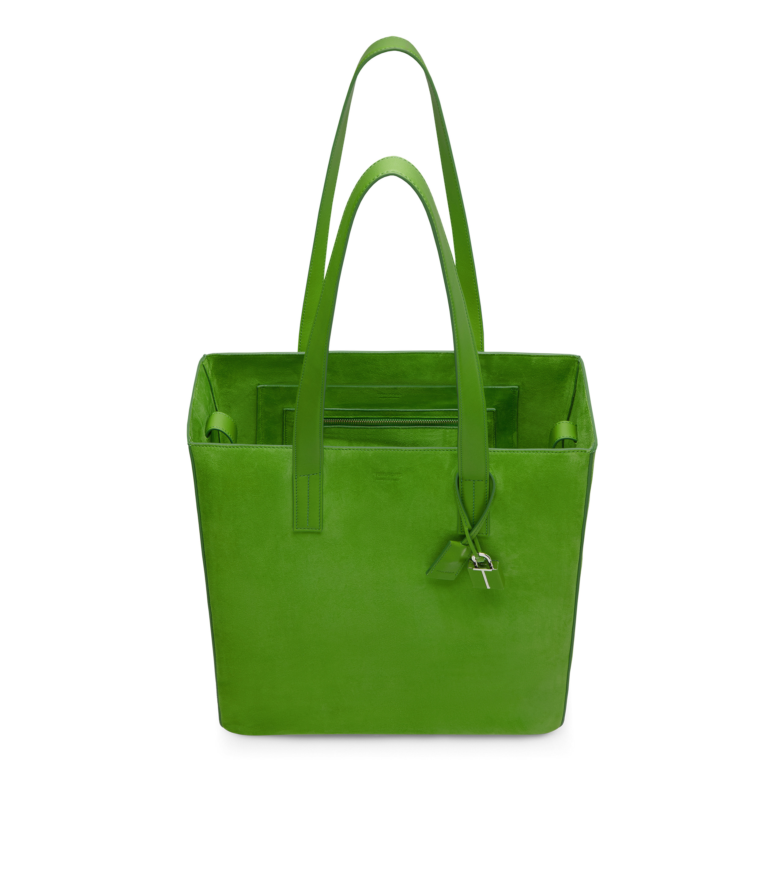 CASHMERE SUEDE NORTH SOUTH TOTE - 4