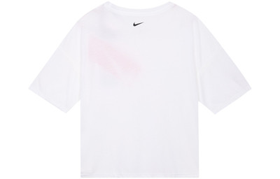 Nike (WMNS) Nike Dri-fit Loose Crew Neck Short Sleeve T-Shirt White DC7190-100 outlook