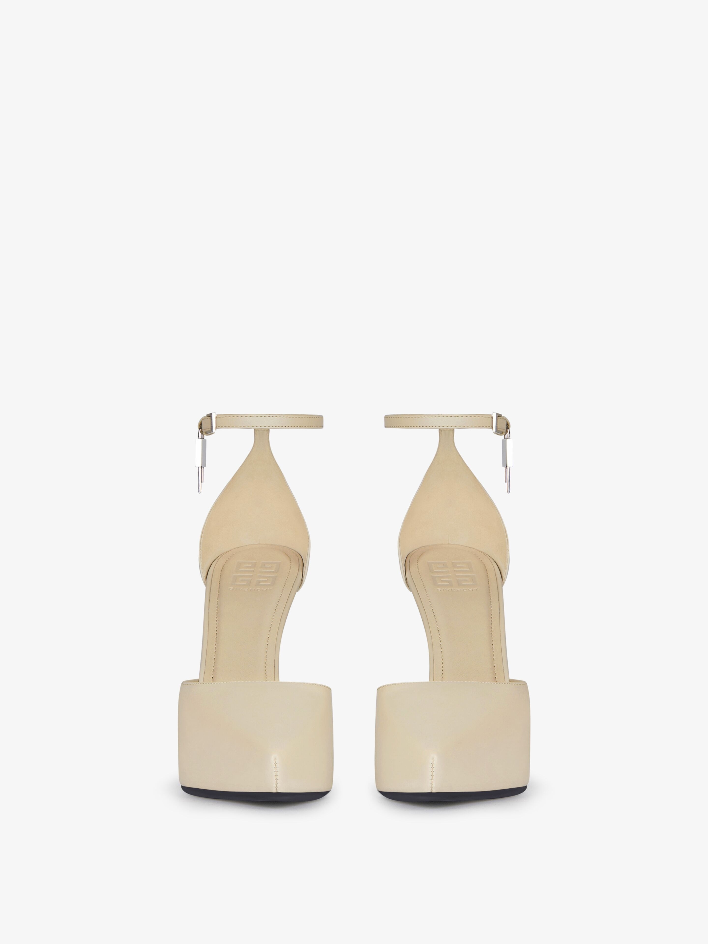 G-LOCK PLATFORM PUMPS IN LEATHER - 2