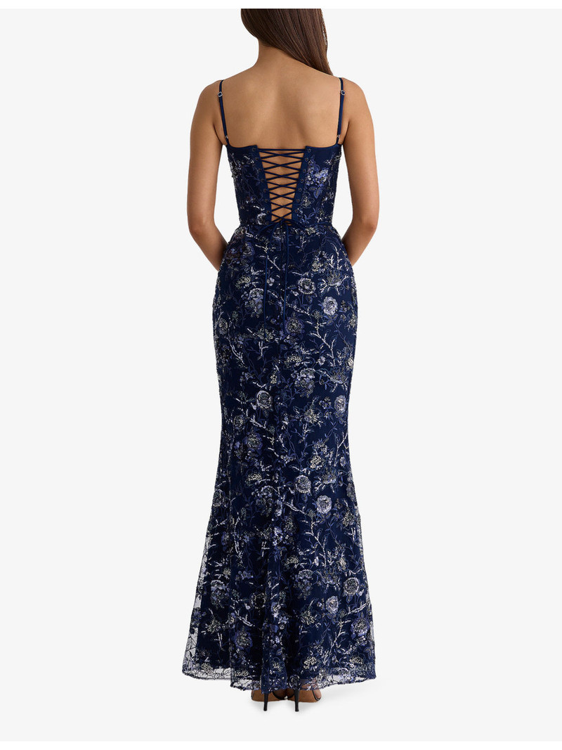 Naima Embellished Mesh Maxi Dress 4