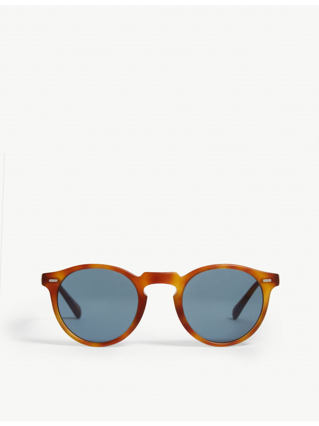 Gregory Peck tortoiseshell round-frame sunglasses - 1