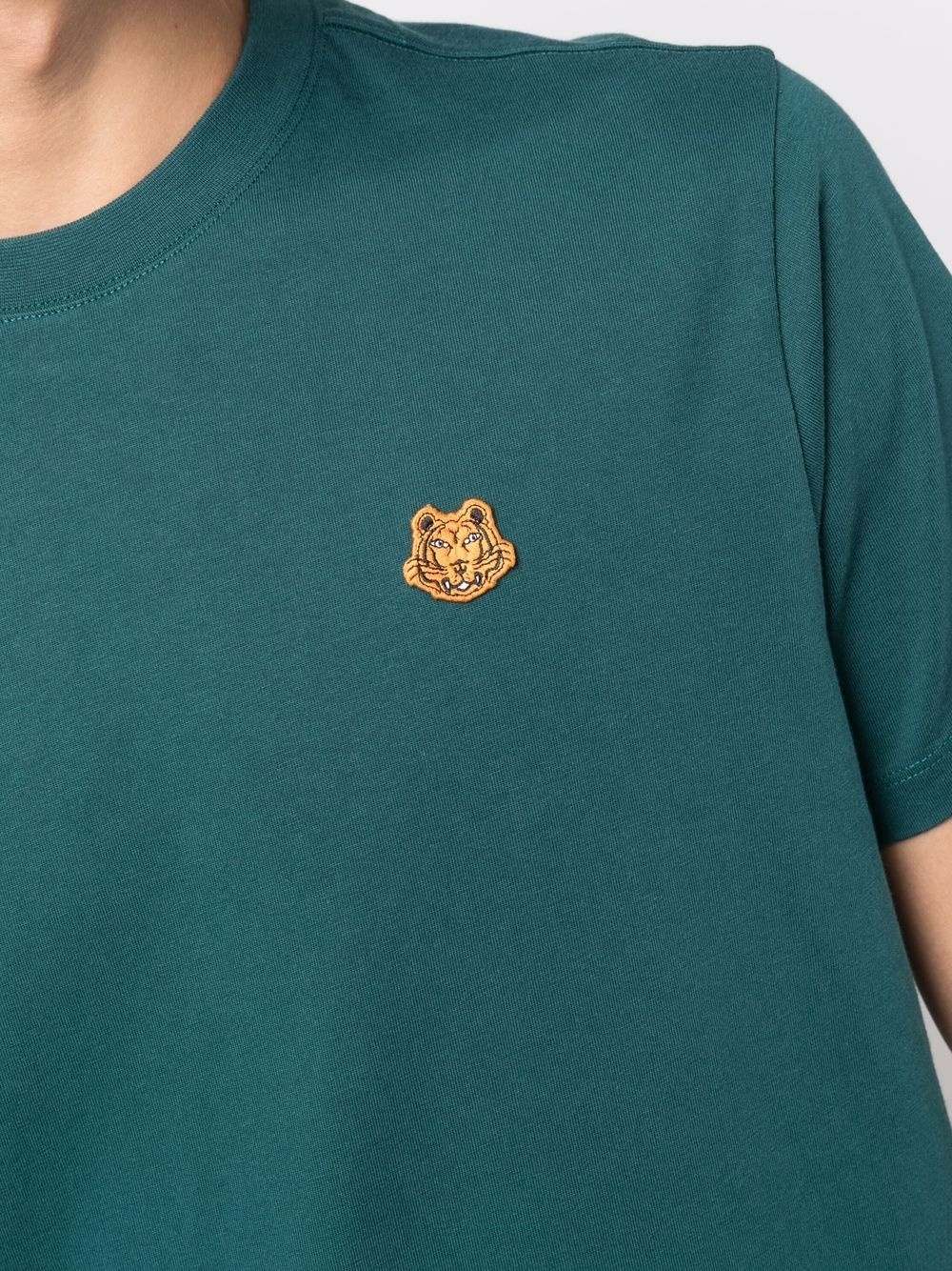 logo-appliqué cotton T-shirt - 5