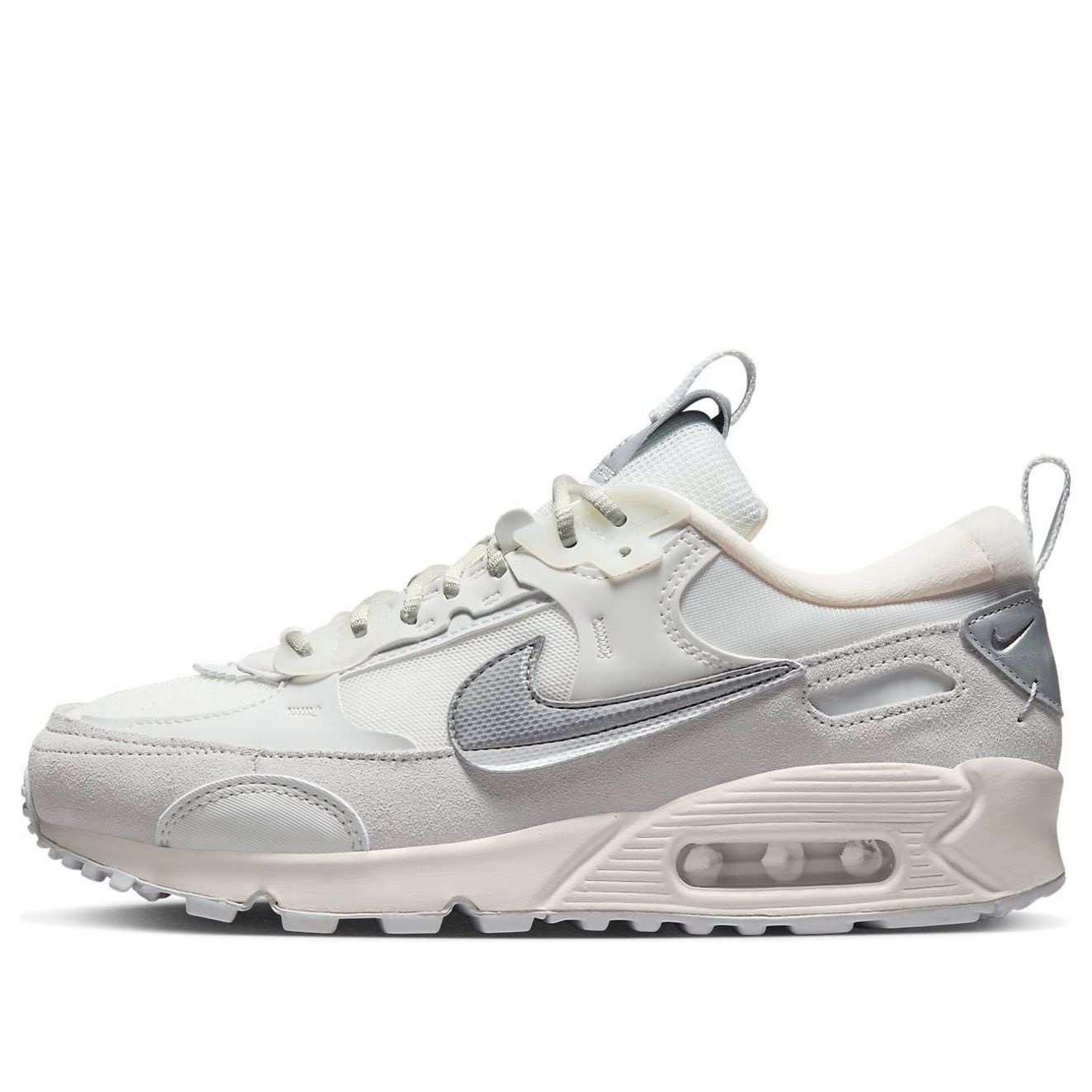 (WMNS) Nike Air Max 90 Futura 'White Metallic Silver' FB1877-110 - 1