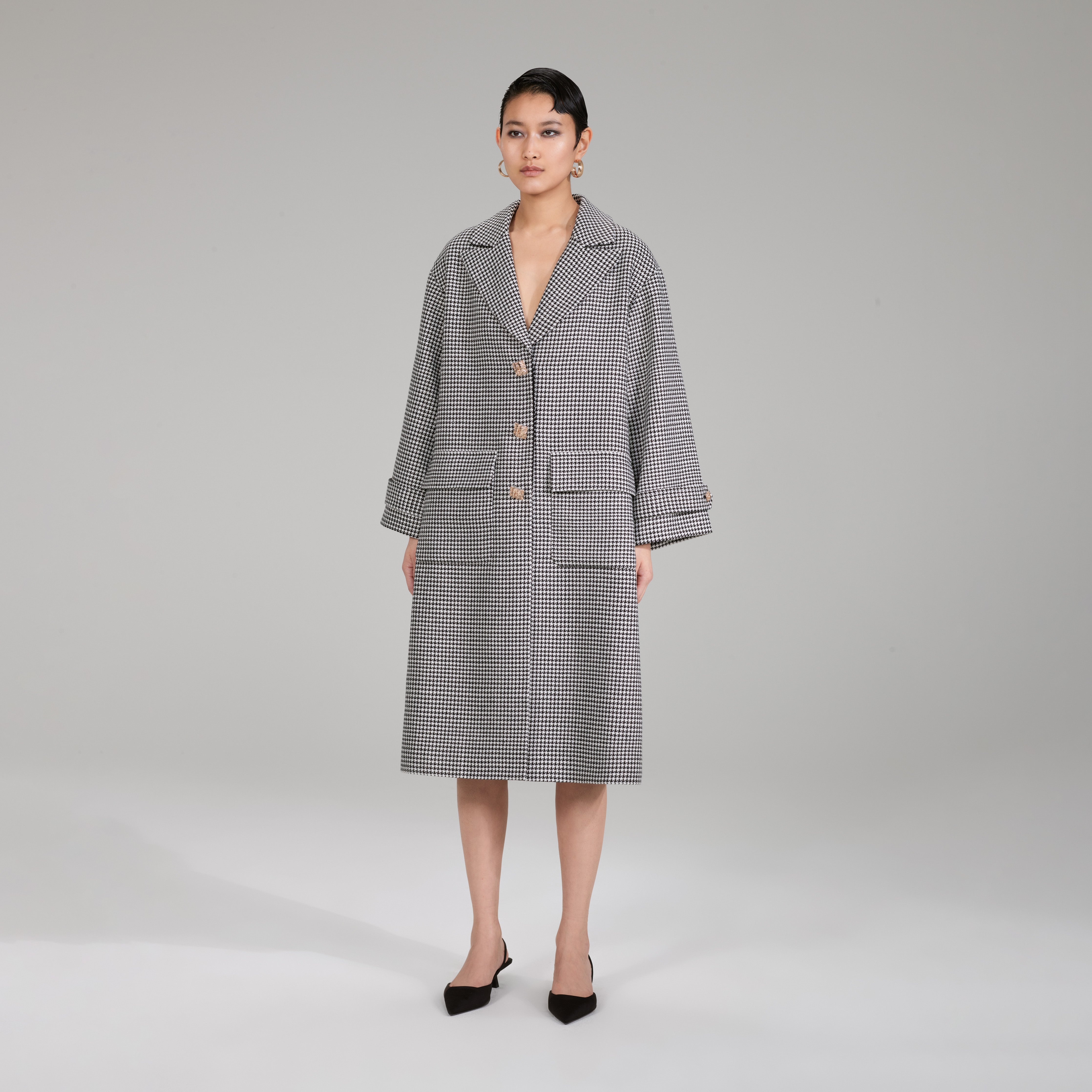 Houndstooth Coat - 2