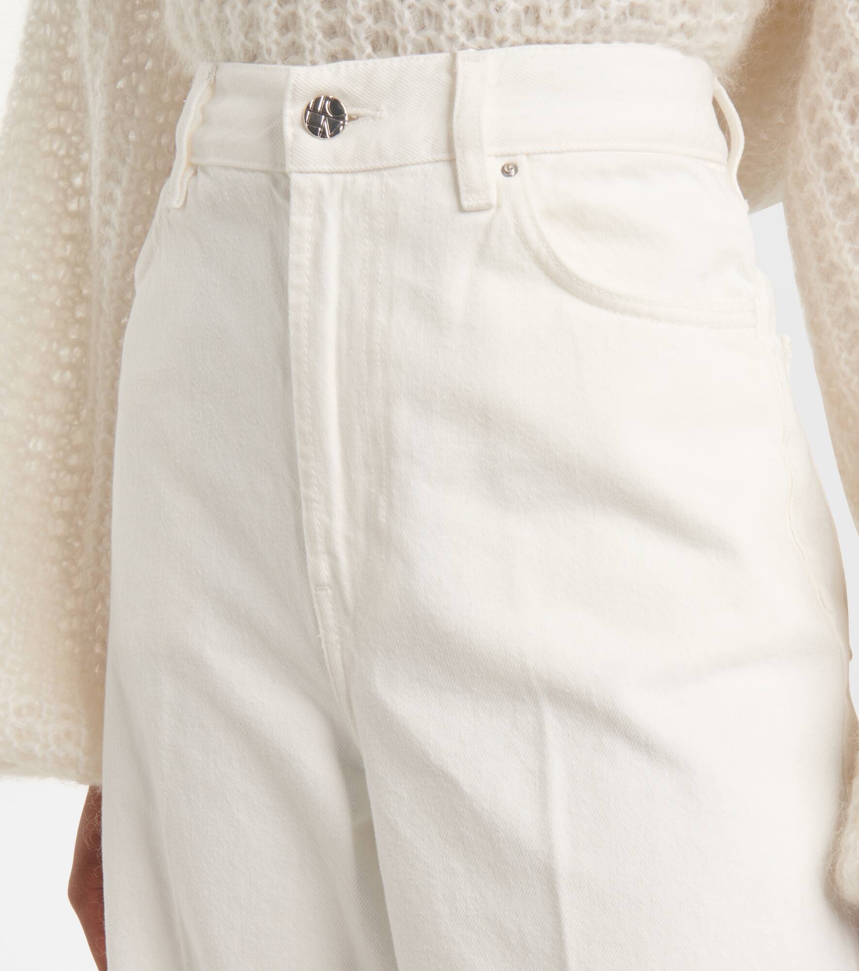 High-rise wide-leg jeans - 4