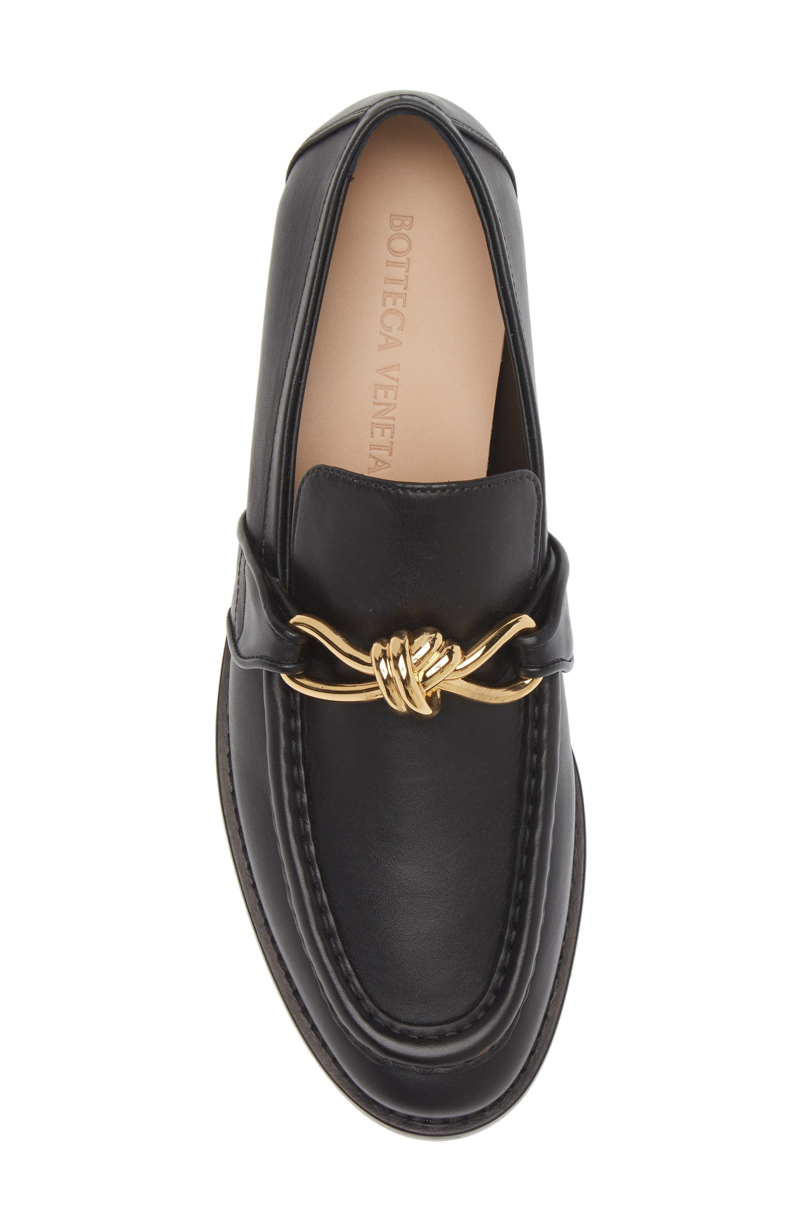 Bottega Veneta Astaire Knot Bit Loafer in Black at Nordstrom - 6