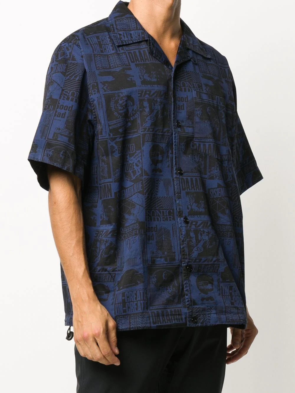 printed bowling shirt - 3