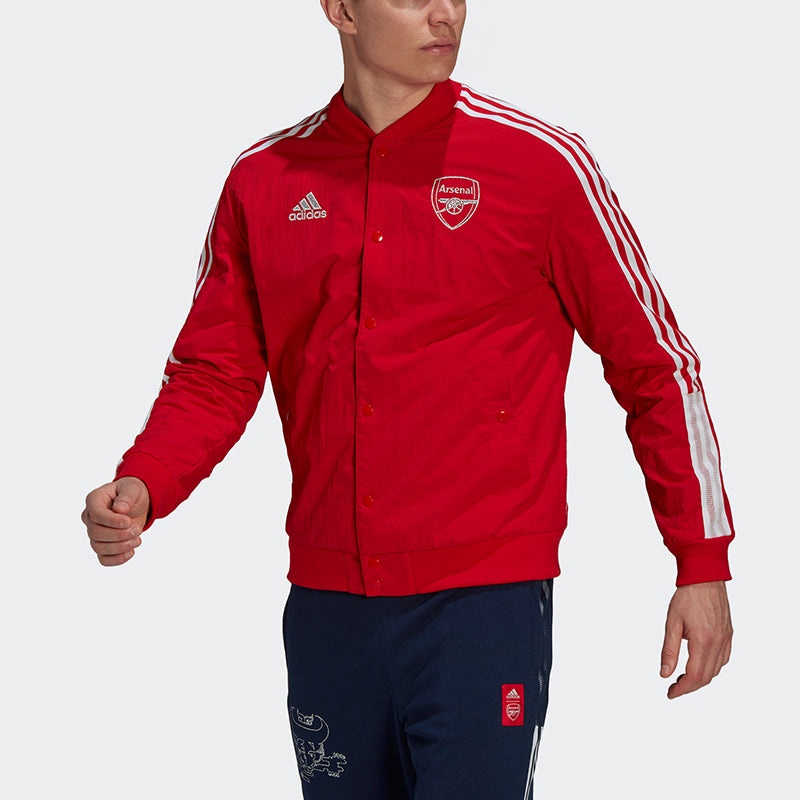 adidas Afc Cny Bomber Series Arsenal Soccer/Football Sports Jacket Red GU6959 - 2