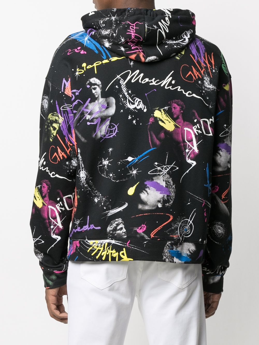 galaxy print hoodie - 4