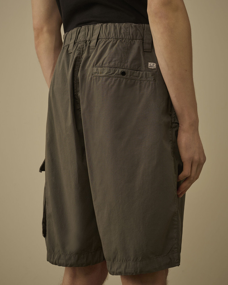 Cotton Rip-Stop Loose Lens Cargo Shorts 6