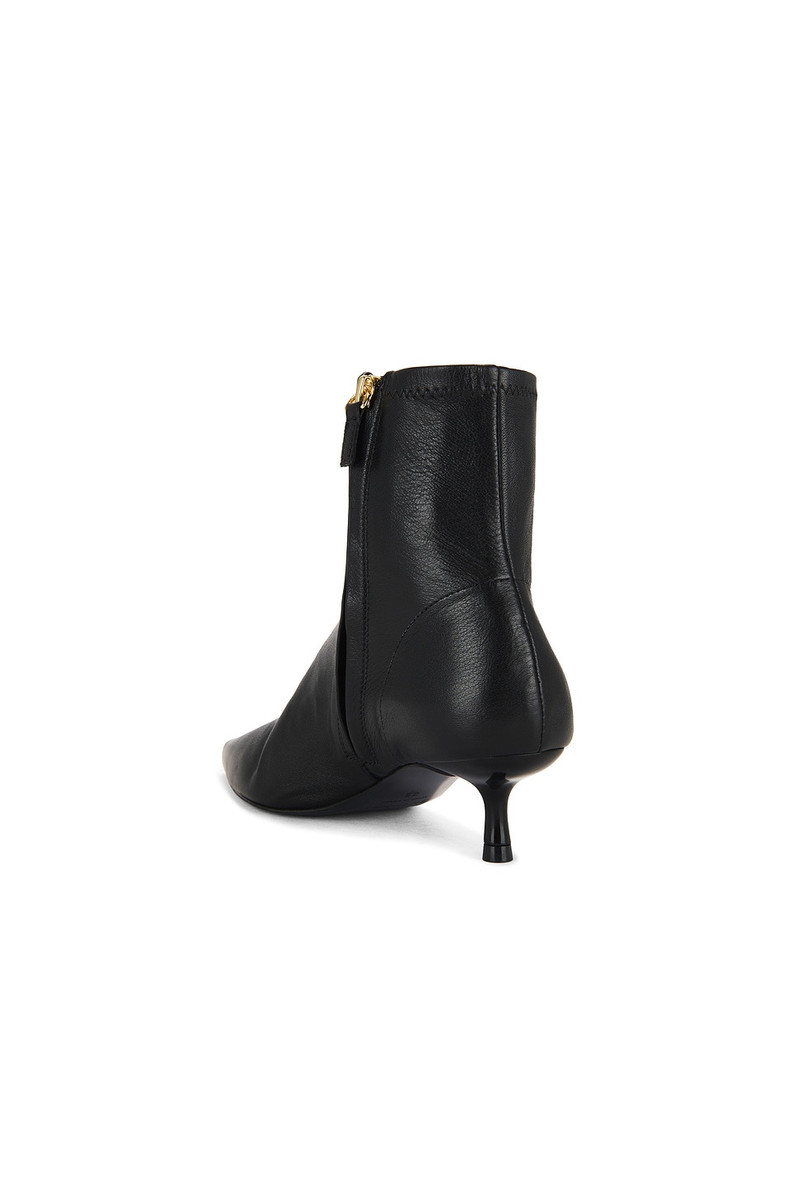 SIMKHAI Joni Stretch Leather Ankle Boot outlook