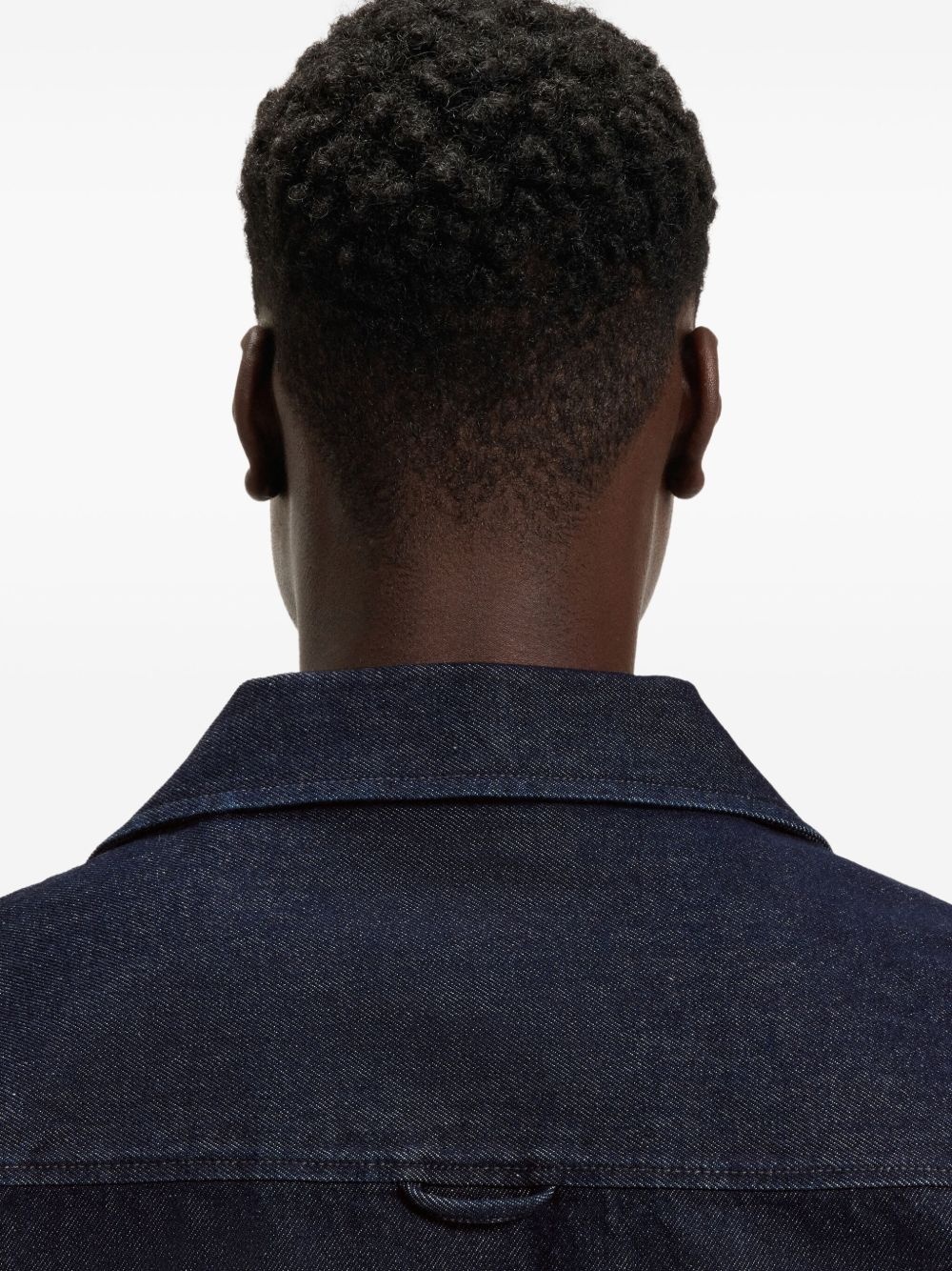 button-up denim jacket - 4