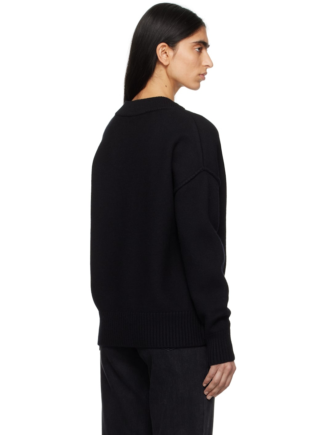 Gray Wool Ami de Coeur Cardigan - 3