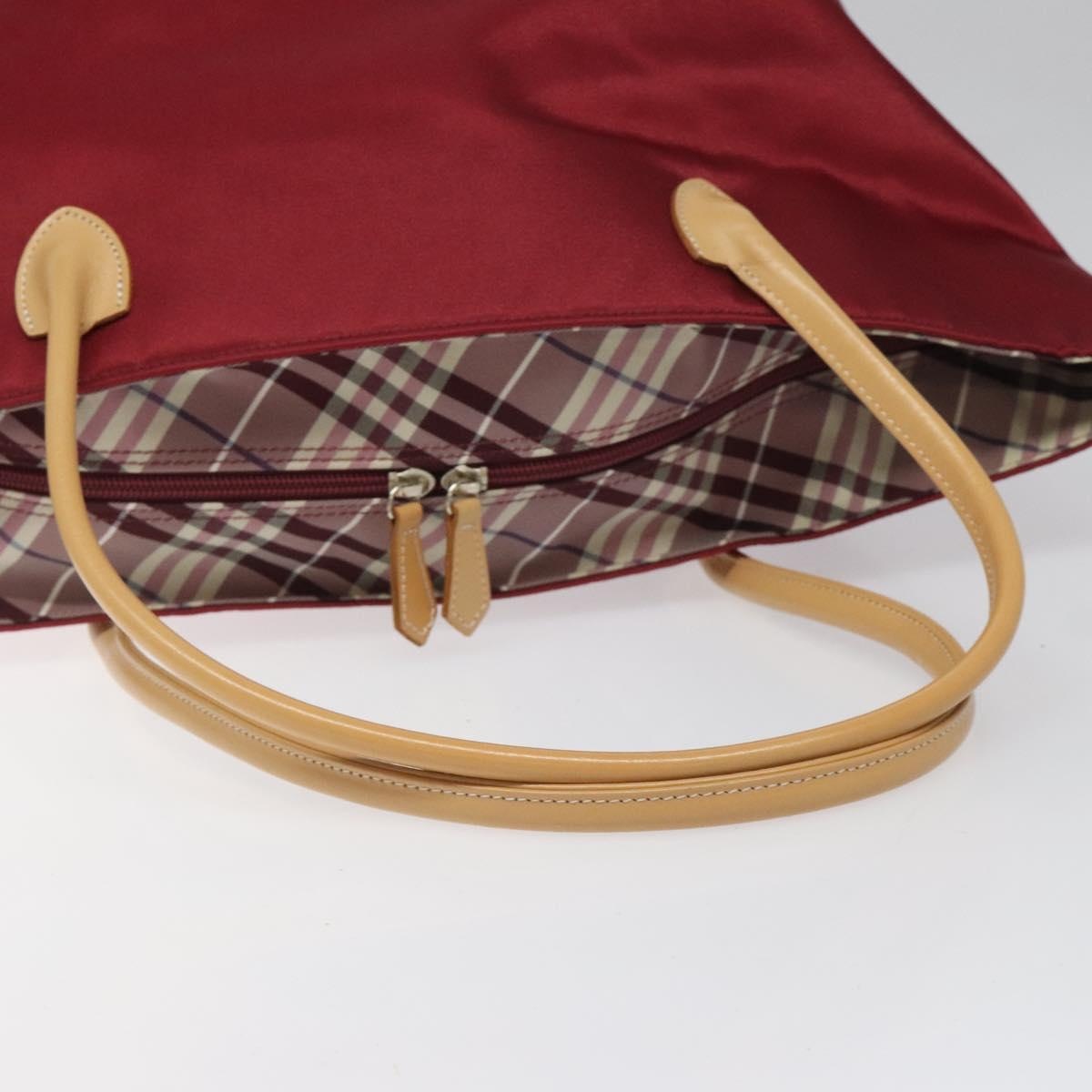 Burberry Blue Label Tote Bag Nylon Red - 7