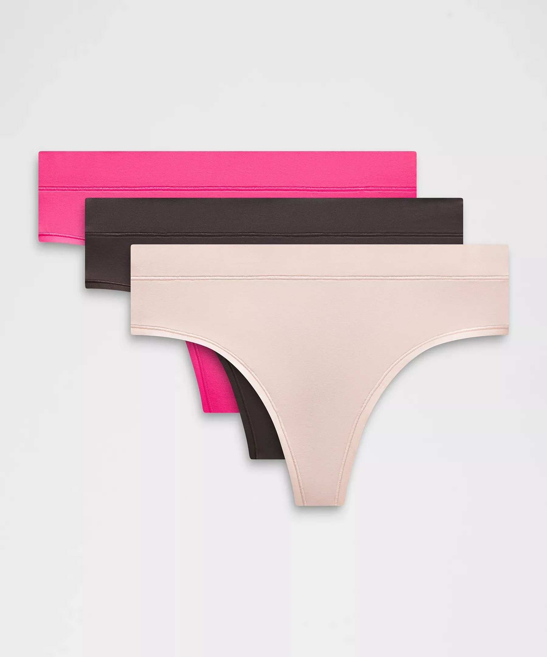UnderEase High-Rise Thong Underwear *3 Pack - 1