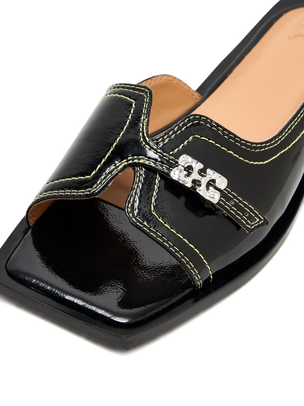 contrast-stitching sandals - 3