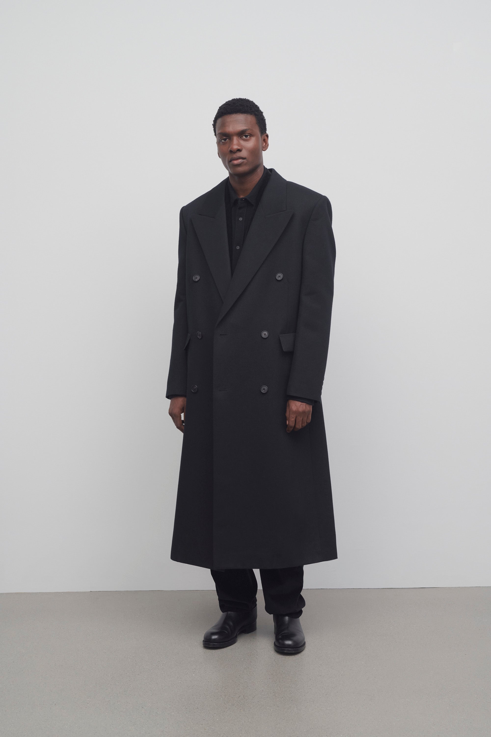 Velasco Coat in Wool and Nylon - 3