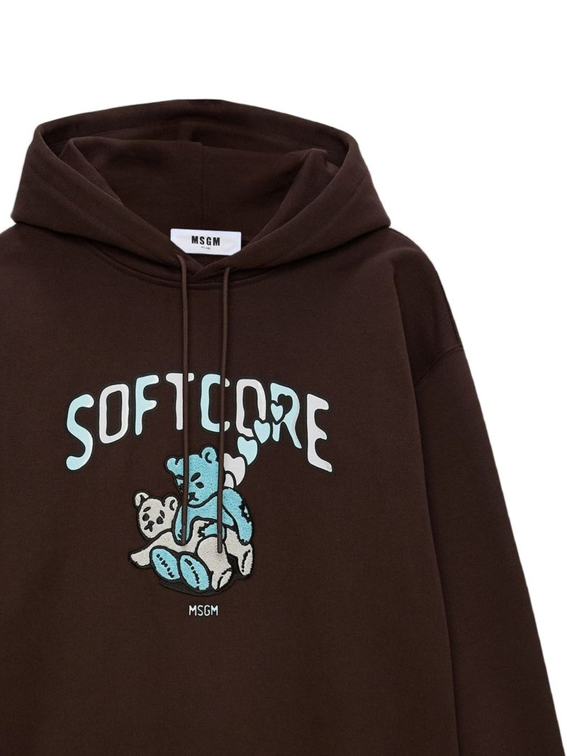MSGM graphic hoodie outlook