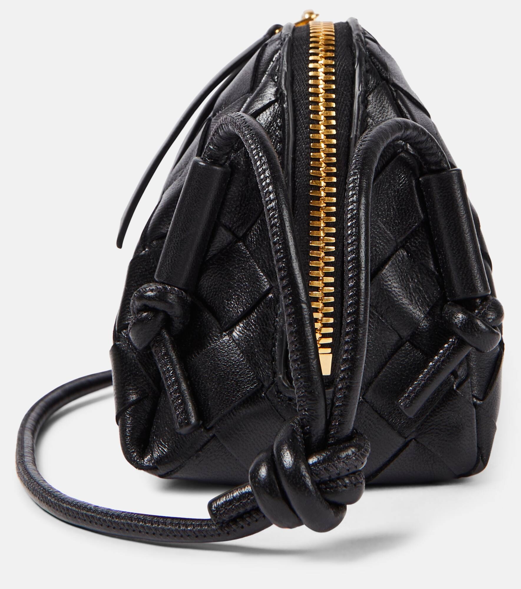 Concert Mini Intrecciato leather pouch - 6