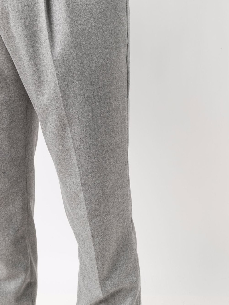 pleat-detail tailored trousers 5