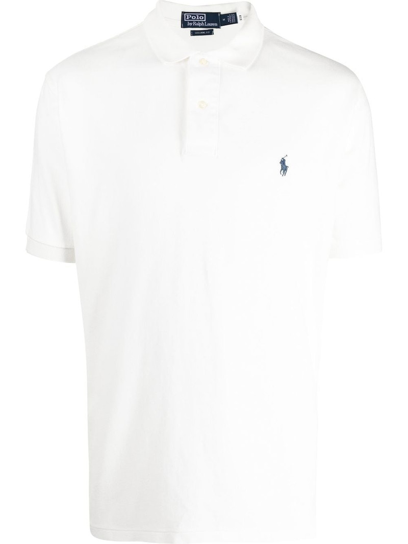 embroidered-logo polo shirt 1