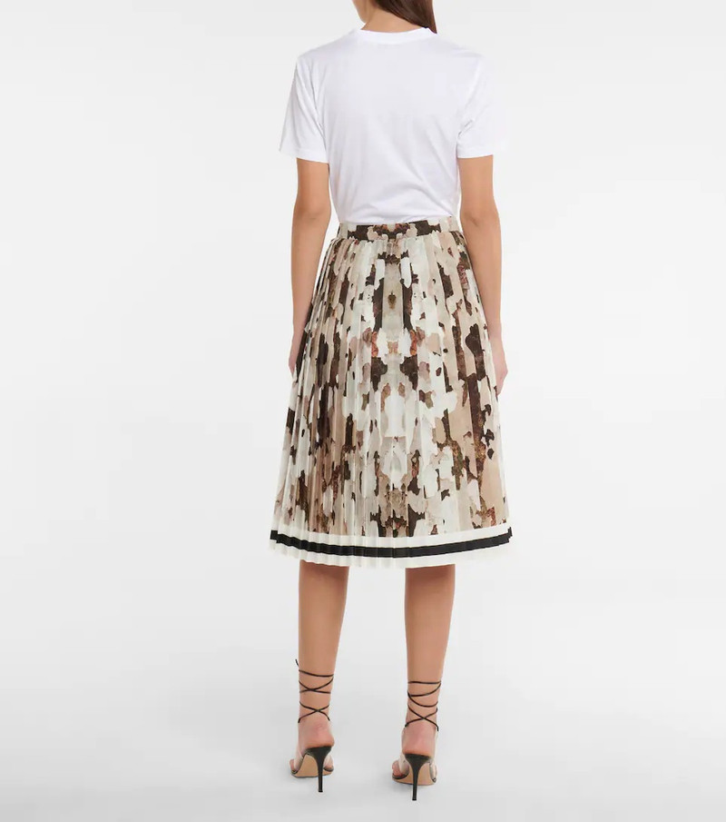Printed pleated midi skirt 3