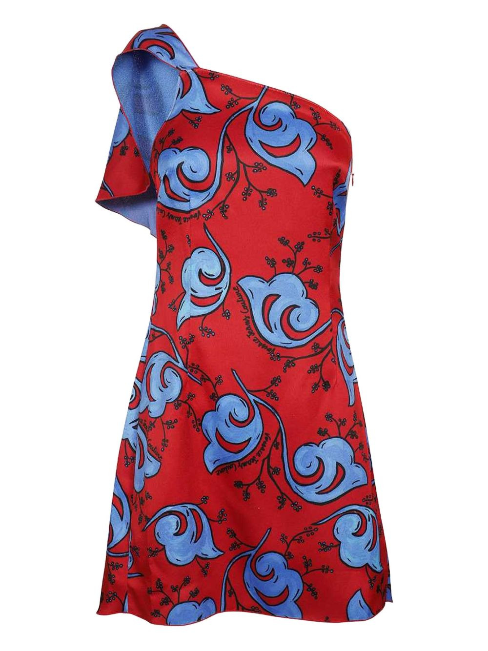 floral-print mini dress - 2