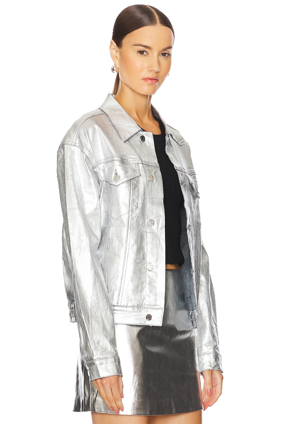 Odelia Oversized Denim Jacket - 2