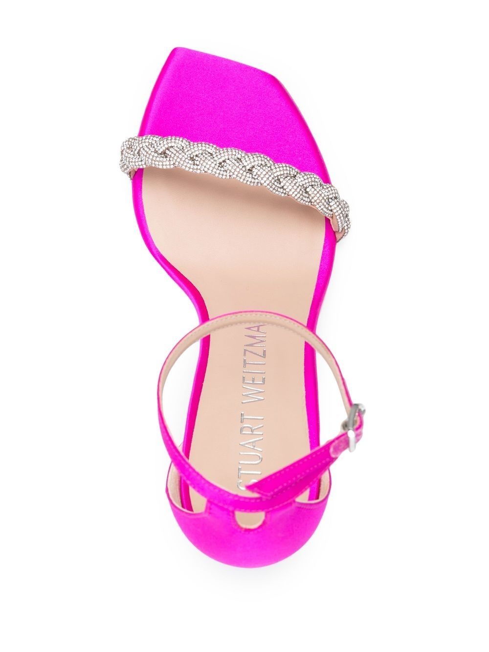 107mm crystal-embellished strap sandals - 4