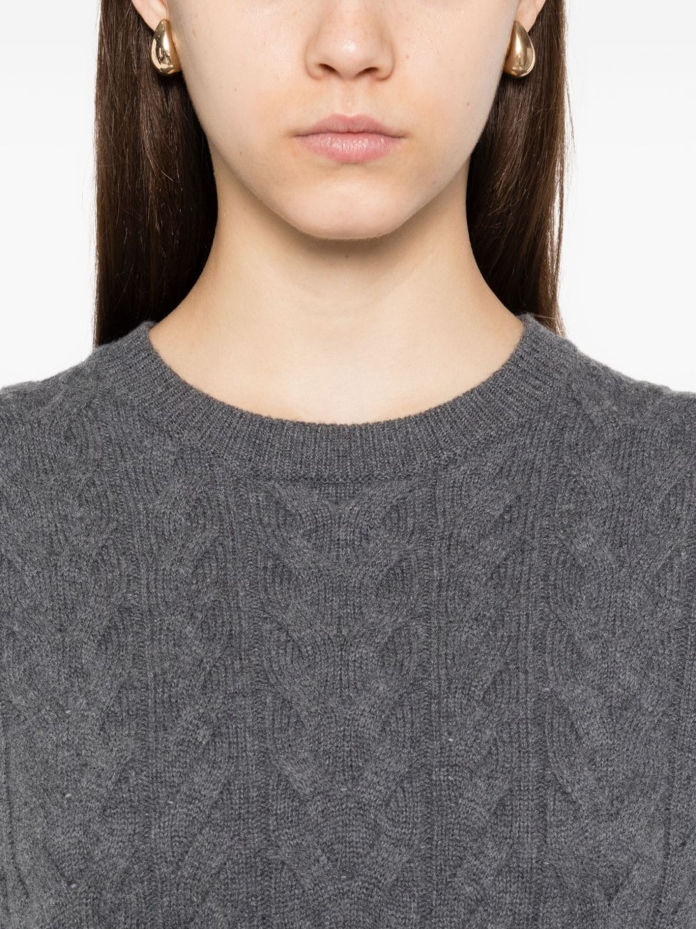 cable-knit top - 5