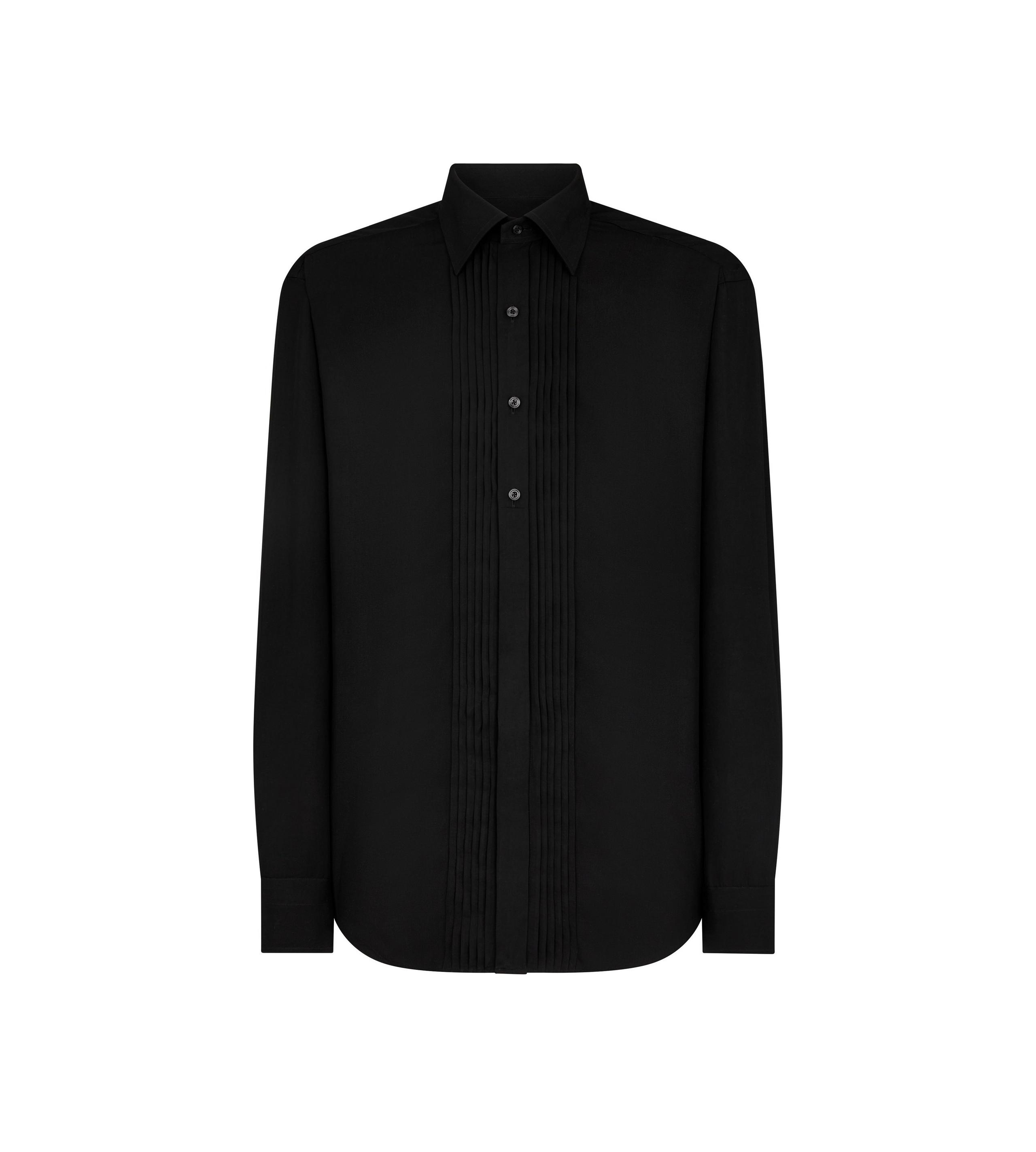 SILK PARACHUTE SLIM FIT EVENING SHIRT - 1