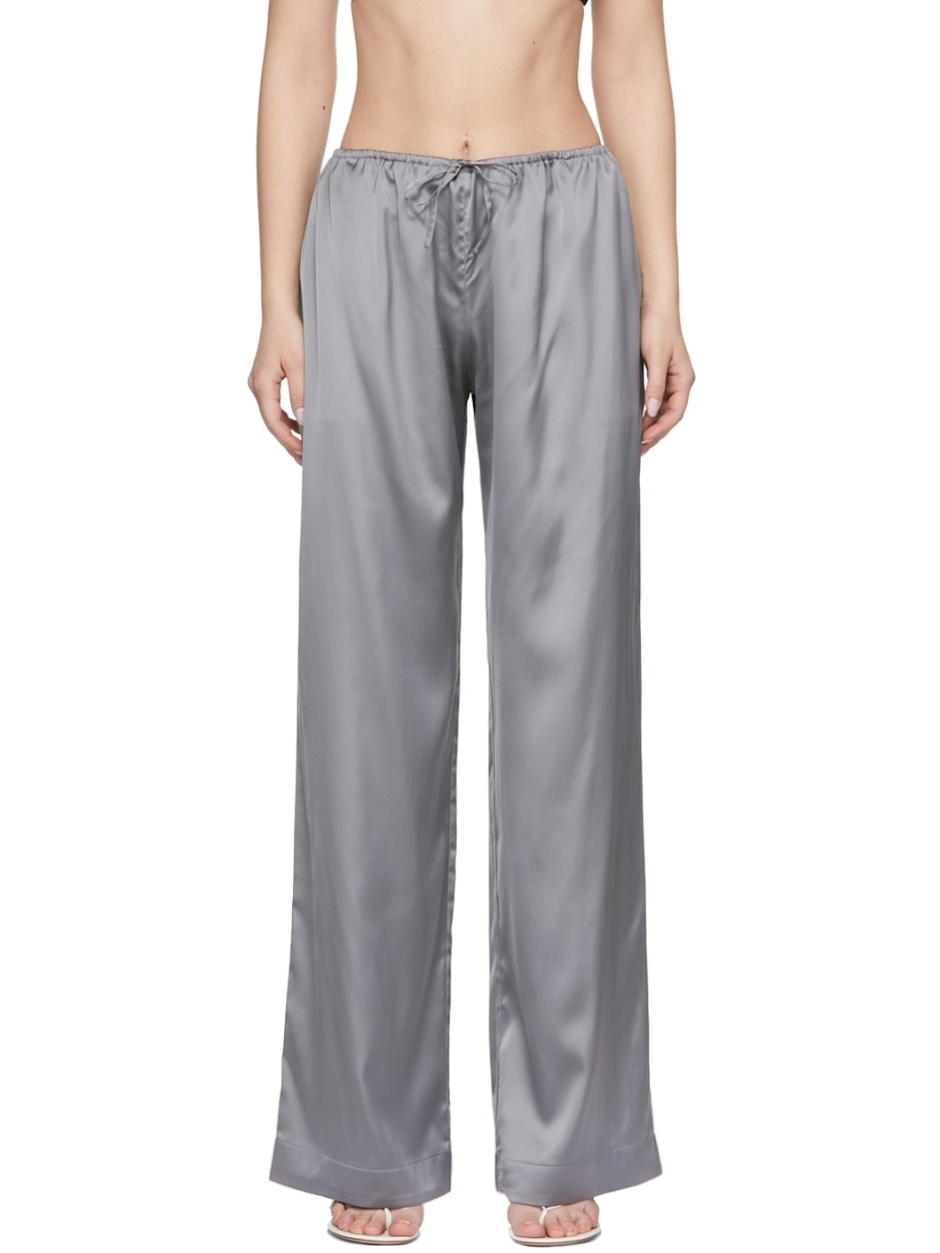 Grey 'Le Pantalon Mentalo' Lounge Pants - 1