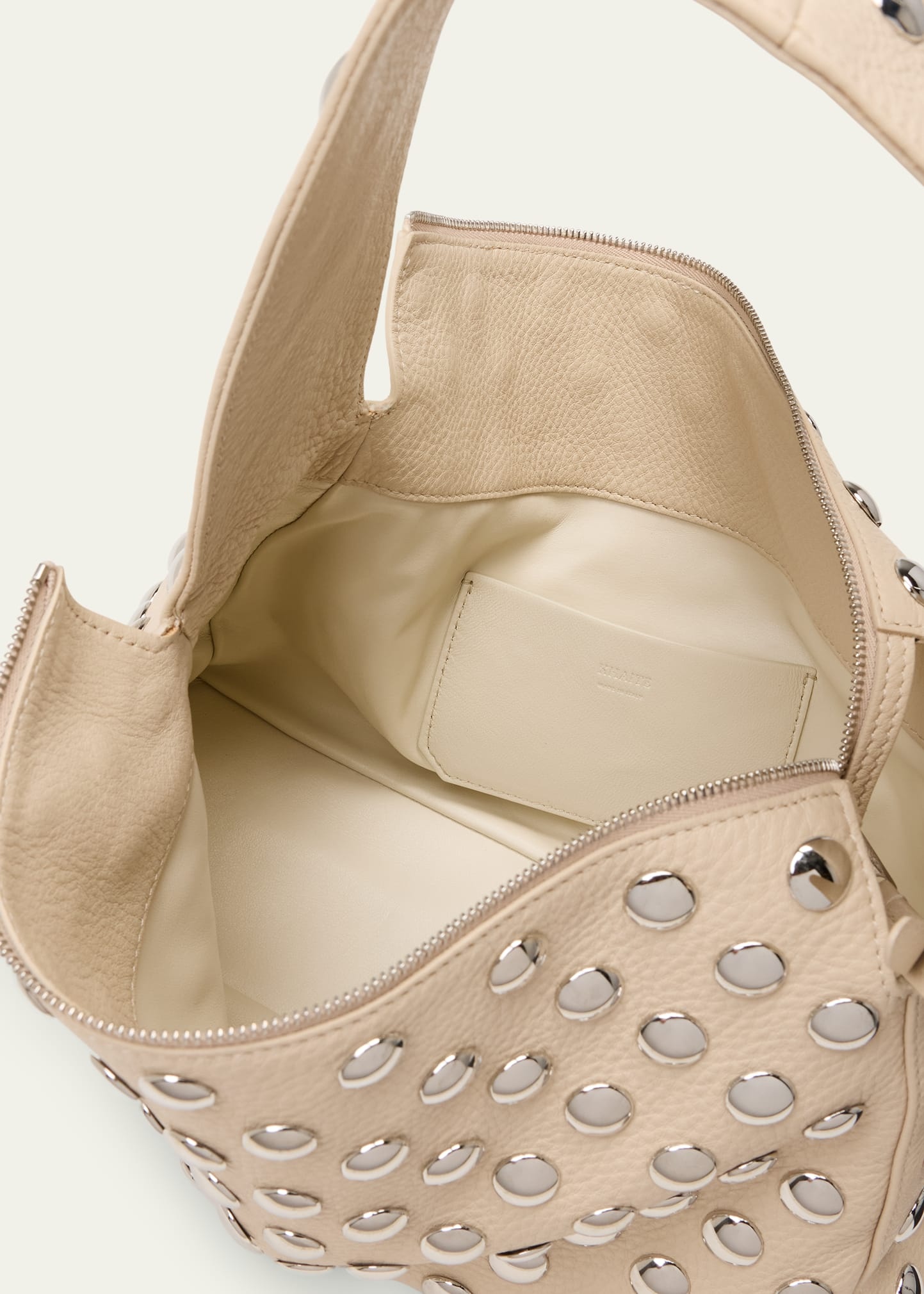 Elena Studded Leather Shoulder Bag - 4