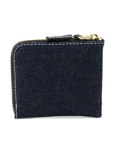 Comme Des Garçons denim zip wallet outlook