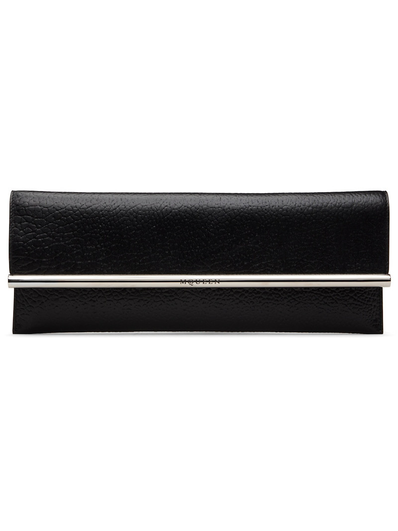 Black Cross-B Long Clutch - 1