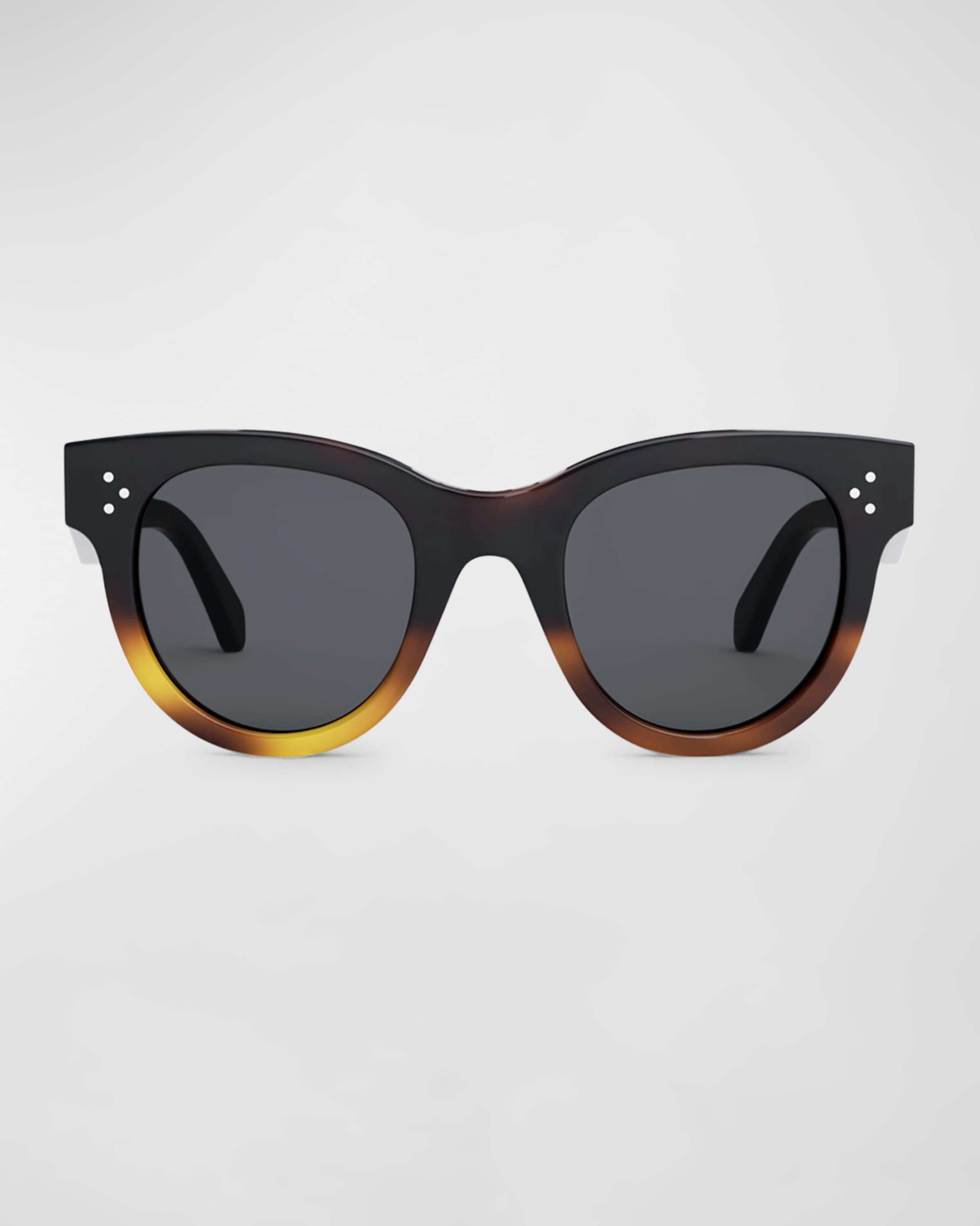 Tortoiseshell Acetate Cat-Eye Sunglasses - 3