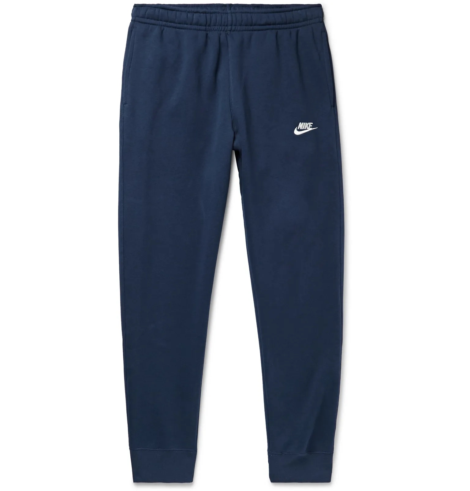 Sportswear Club Tapered Fleece-Back Cotton-Blend Jersey Sweatpants - 1