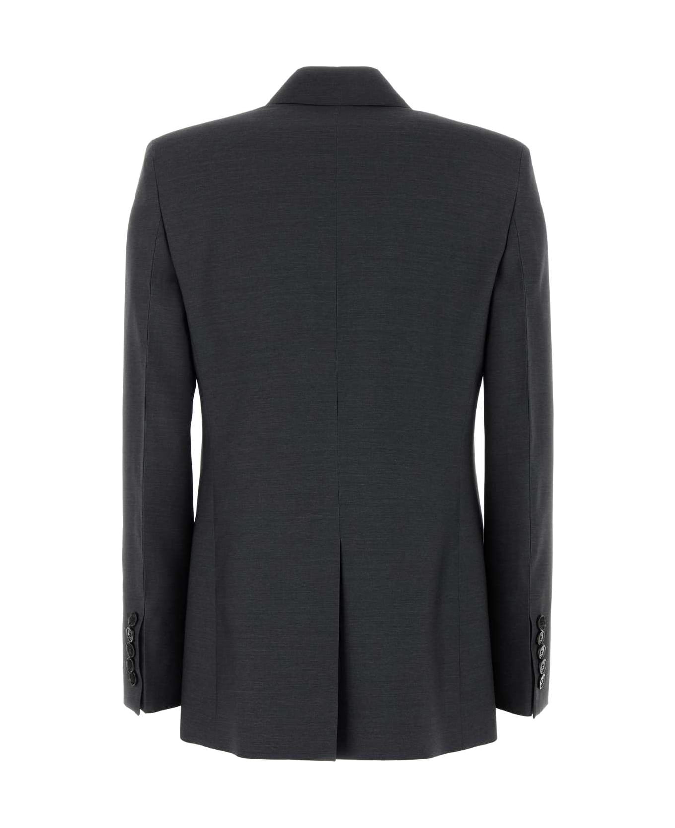 Graphite Wool Blazer - 2