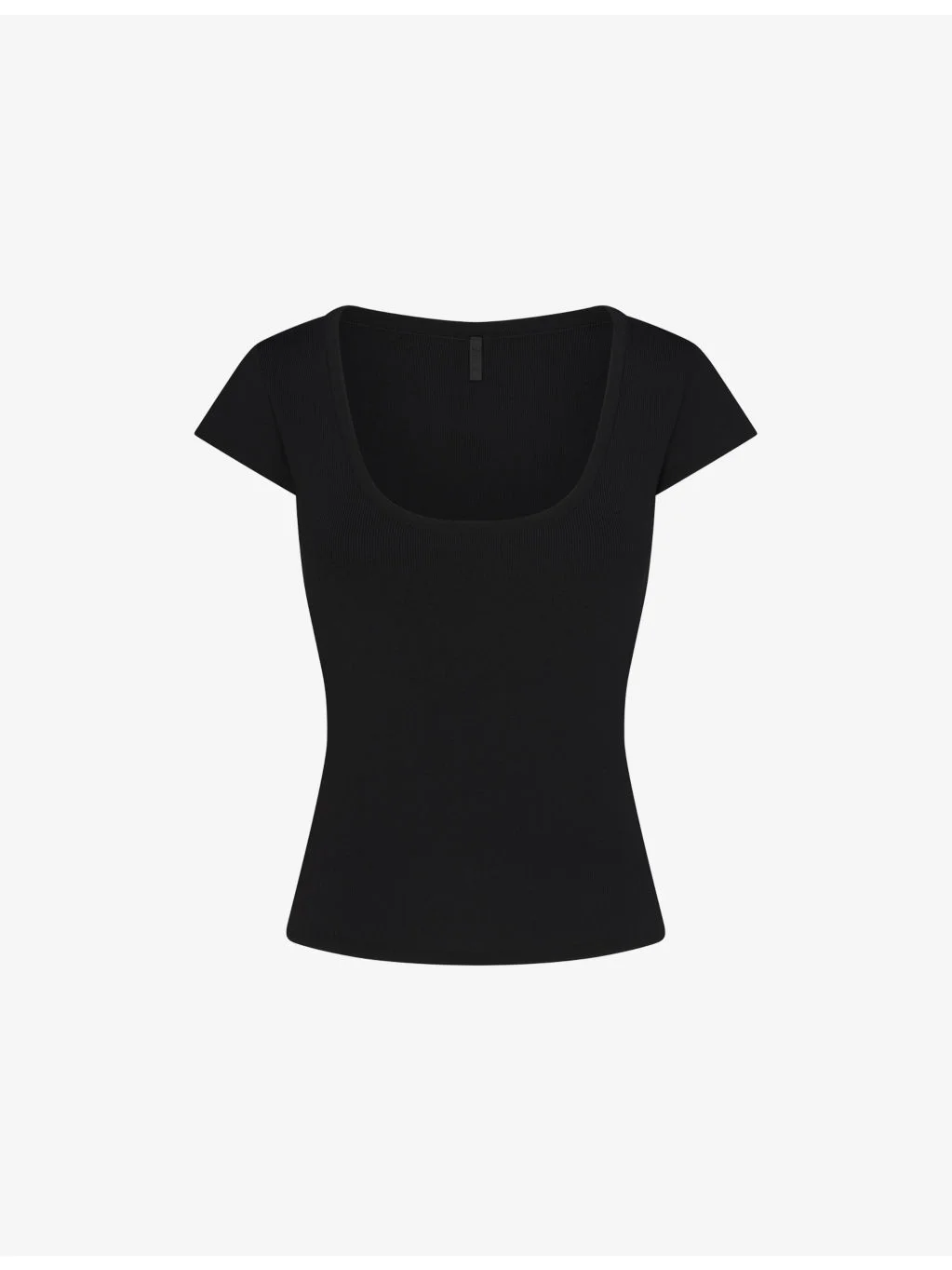 Refined Knit Scoop-Neck Knitted T-Shirt - 1