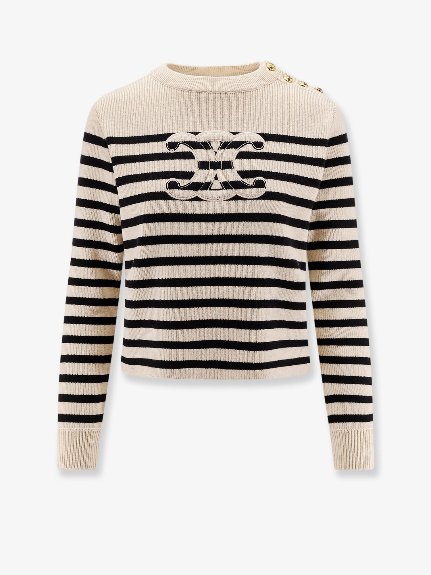 TRIOMPHE CASHMERE AND WOOL SWEATER - 1