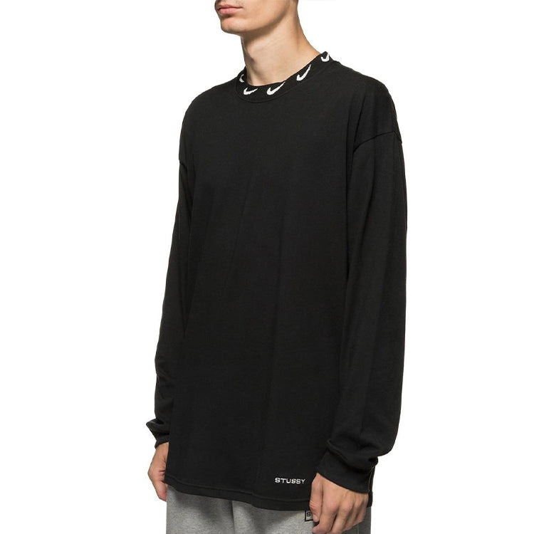 Nike x Stussy NRG BR Long-Sleeve Knit Top 'Black' CT4314-010 - 5