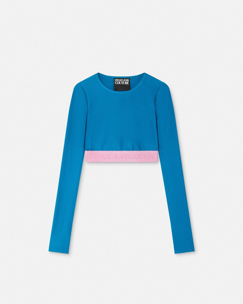 Institutional Logo Crop Top - 1